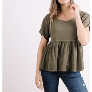 Free People Peplum Top